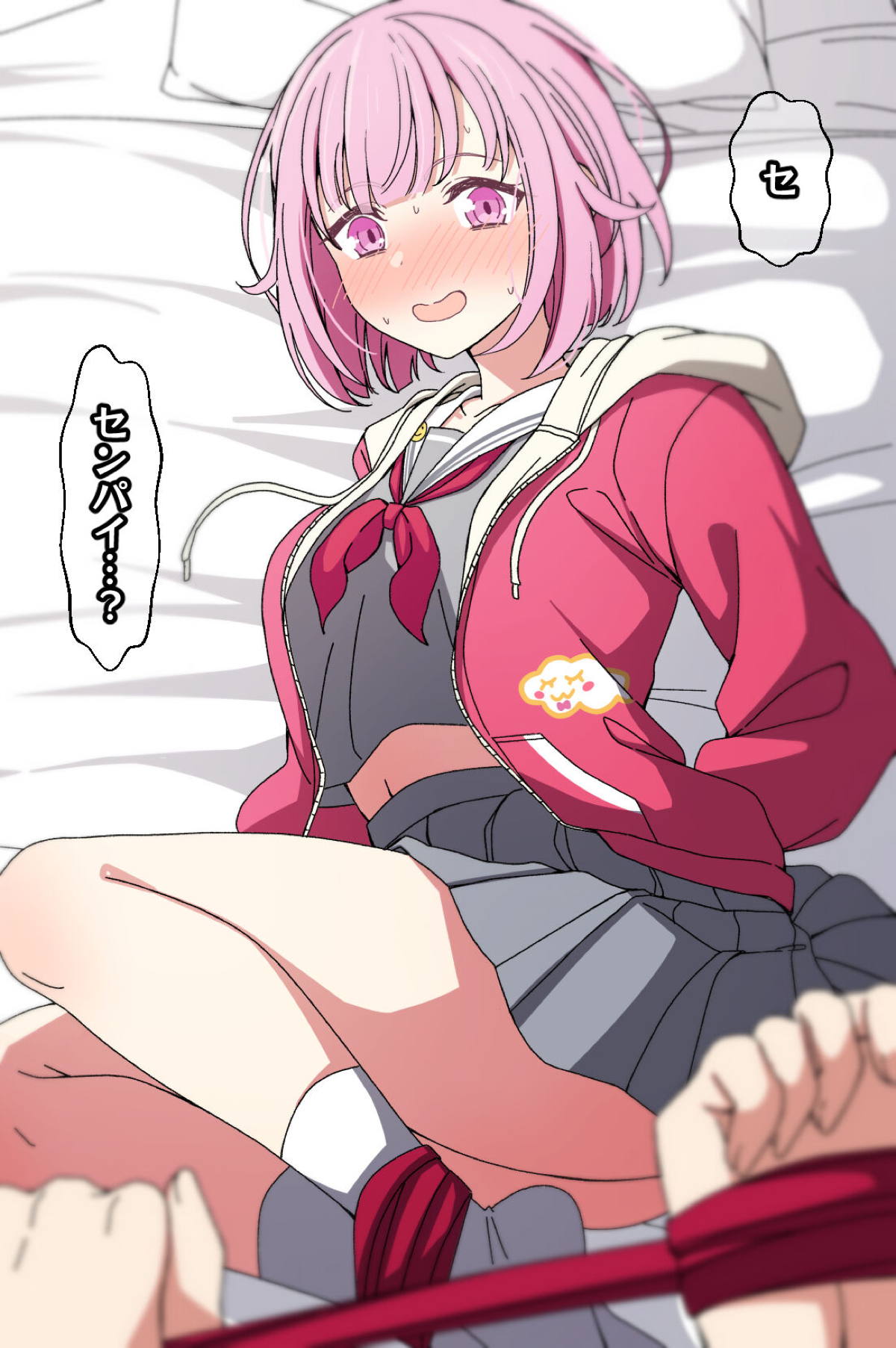 まふゆに乳首開発されるえむ